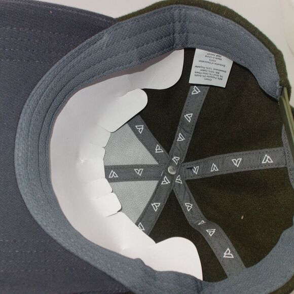 NEW Alpine Design Olive Green Gray Hat Adjustable Mountain Logo Adjustable - Picture 8 of 8